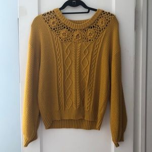 Mustard yellow sweater
